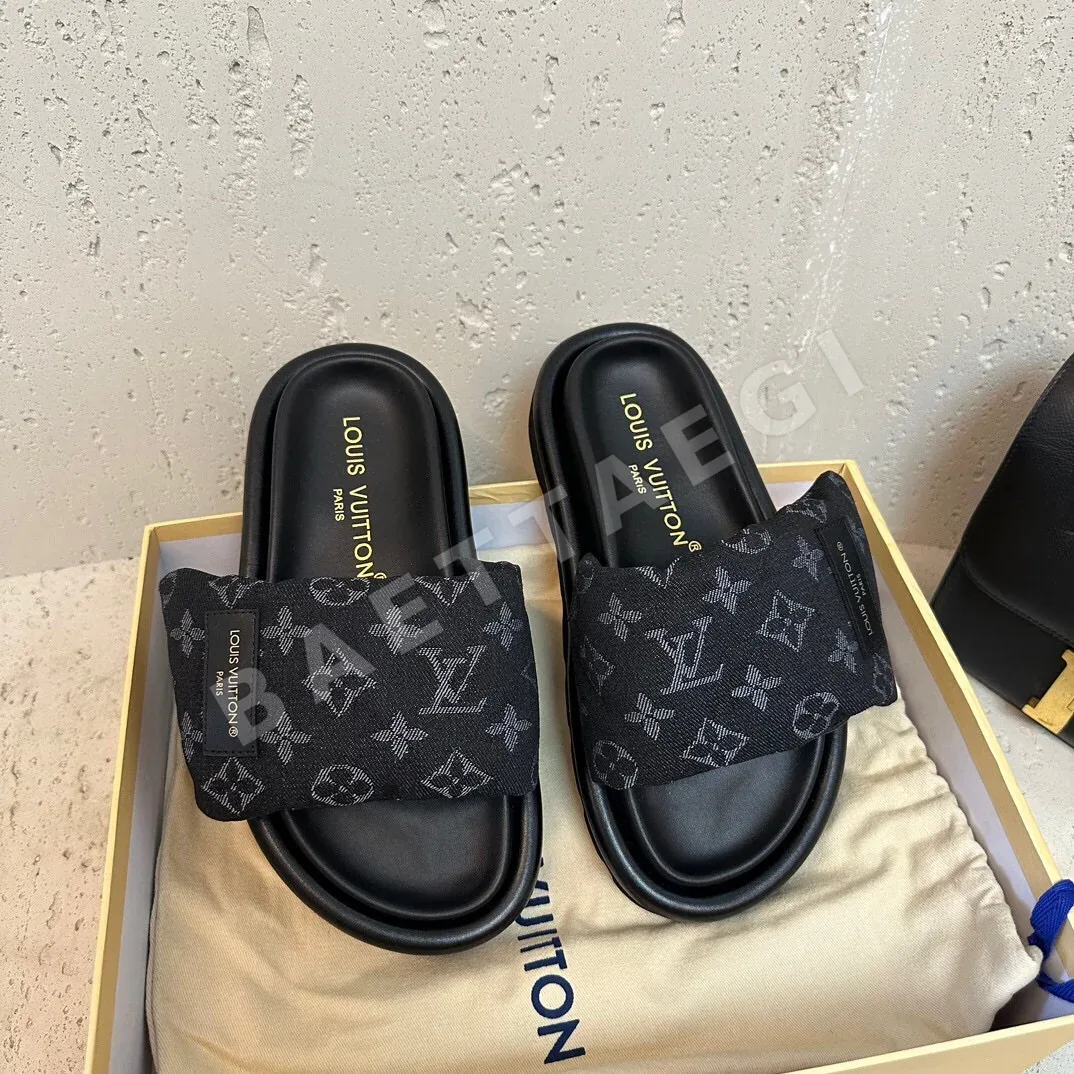 루이비통 모노그램 벨크로 플랫폼 샌들 3797