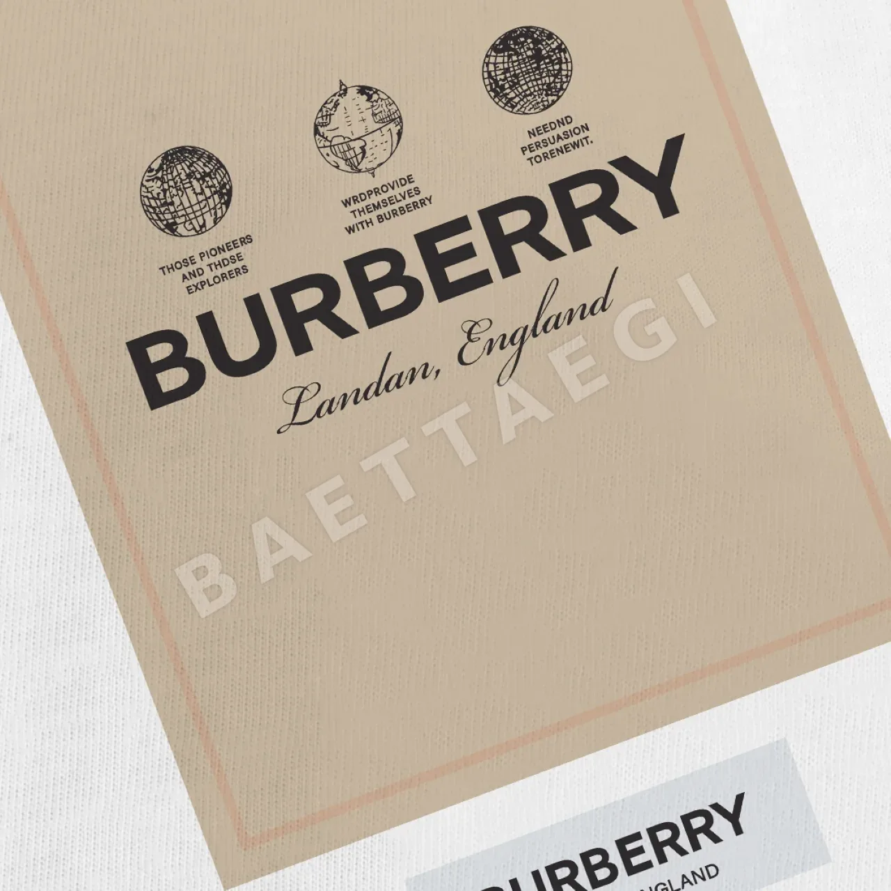 버버리 여성 반팔 티셔츠 상세 이미지 4