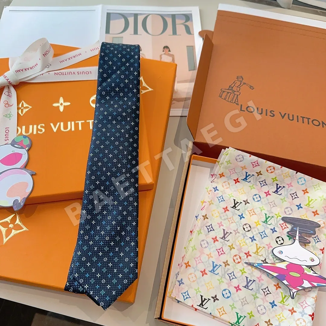루이비통 모노그램 재커드 실크 넥타이 상세 이미지 2
