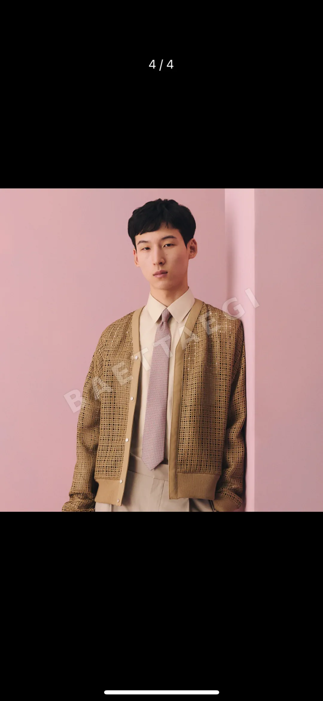 에르메스 실크 넥타이 상세 이미지 2