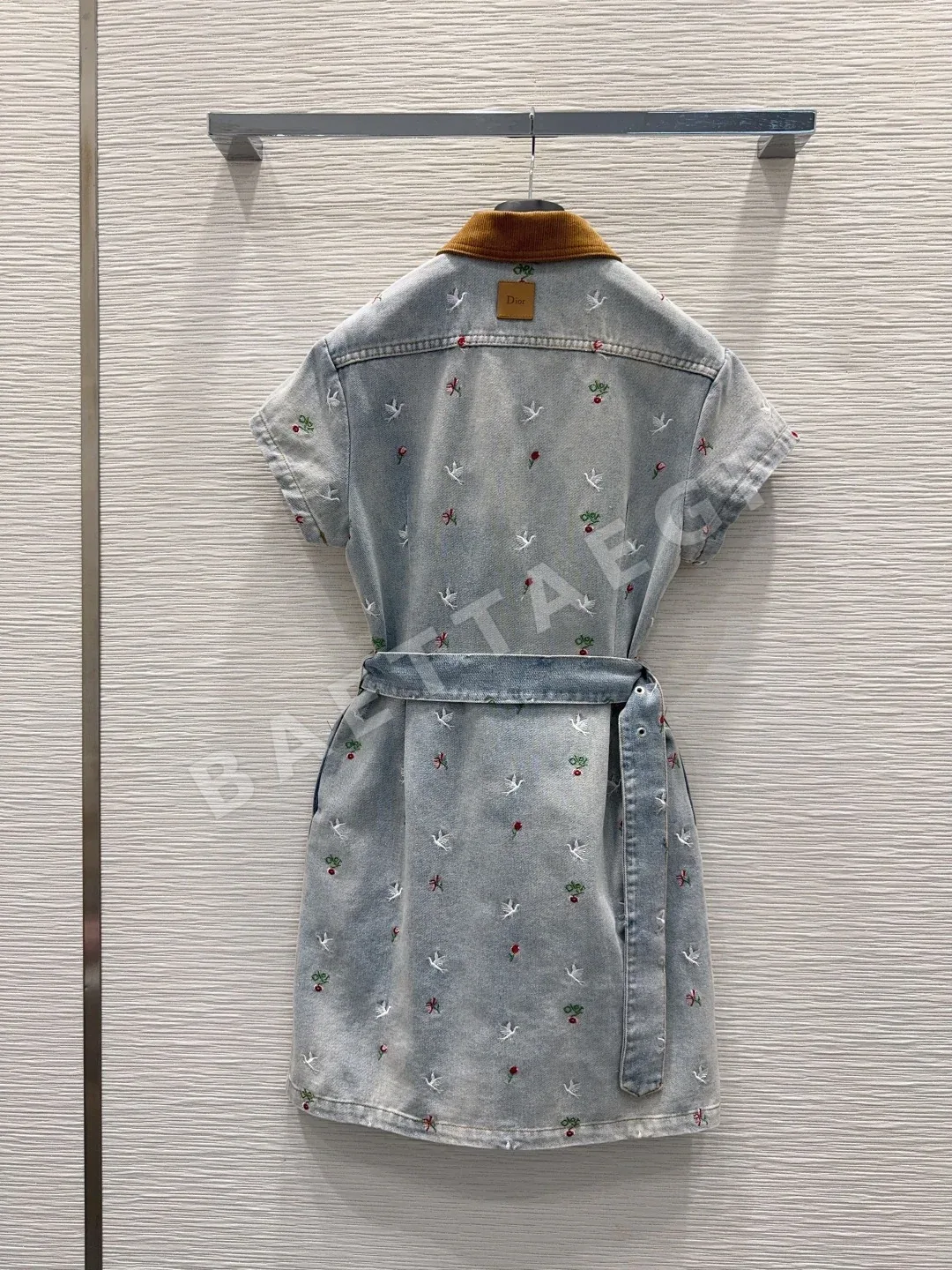 디올 발효 워시 데님 원피스 상세 이미지 9