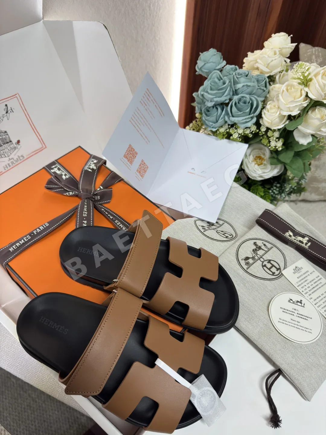 에르메스 시프레 조절 스트랩 스웨이드 샌들 상세 이미지 2