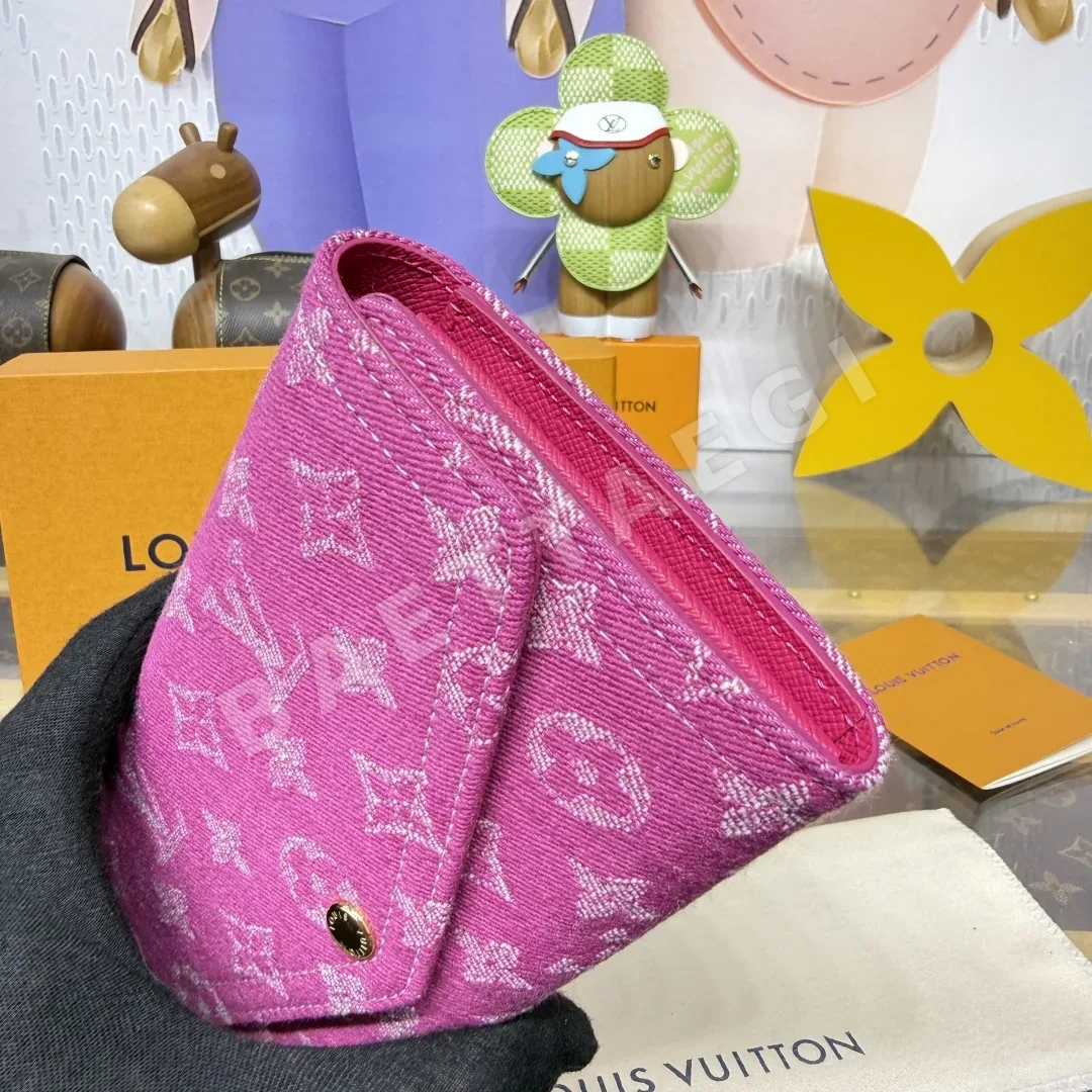 루이비통 모노그램 데님 컴팩트 지갑 상세 이미지 5
