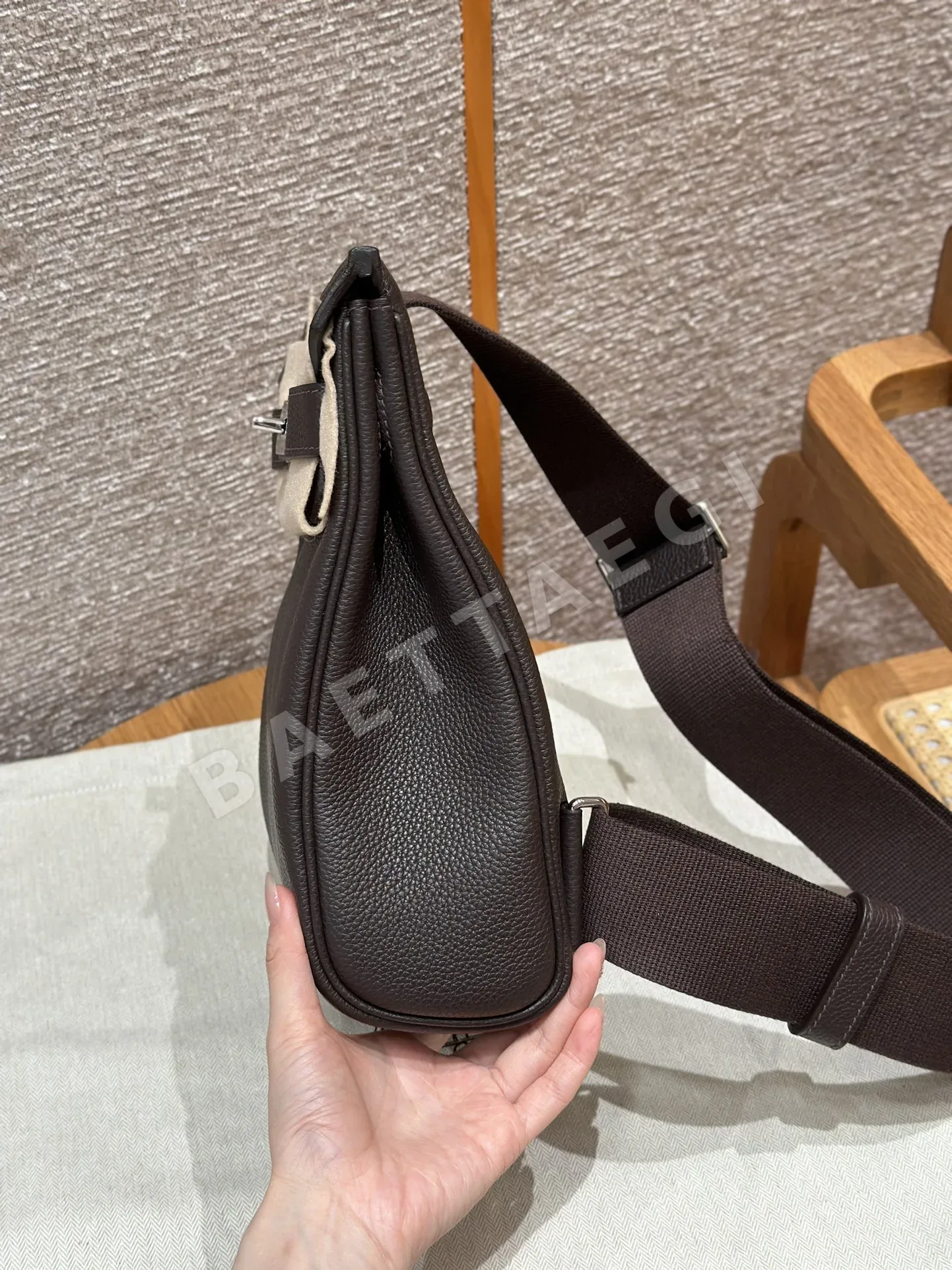 에르메스 핵 아 도 토고 가죽 백팩 상세 이미지 3