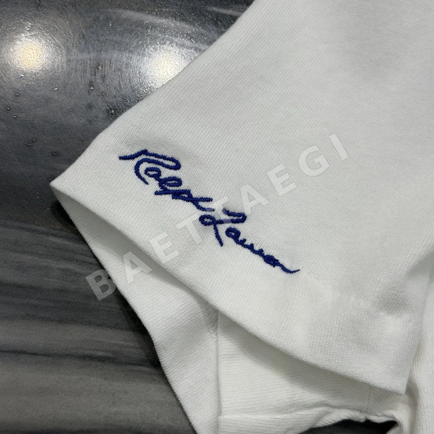 폴로 자수 패치 남성 반팔 티셔츠 상세 이미지 7