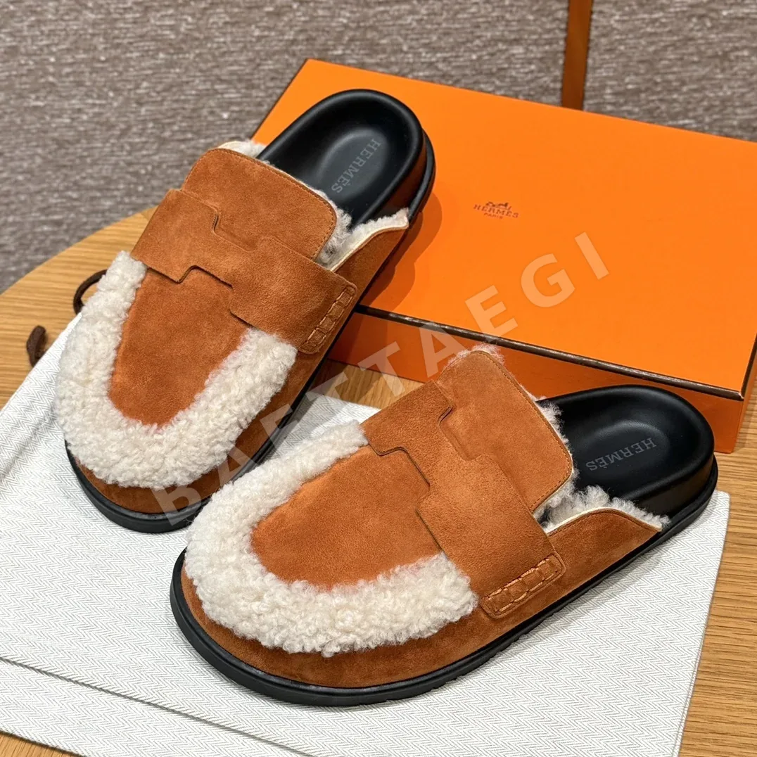 에르메스 고 뮬 내추럴 스웨이드 카프스킨 상세 이미지 3