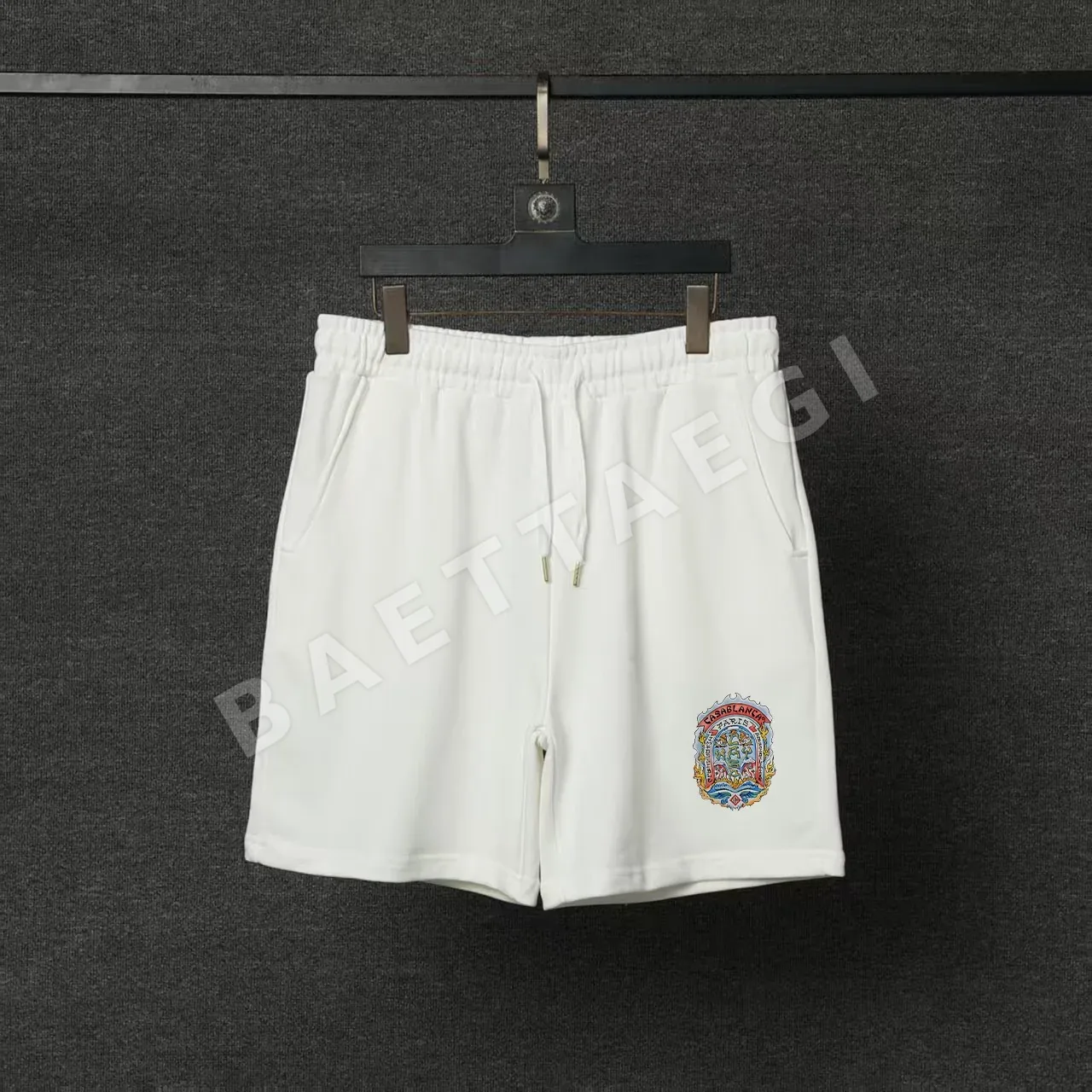 카사블랑카 테리 원단 프린트 남성 반바지 91020
