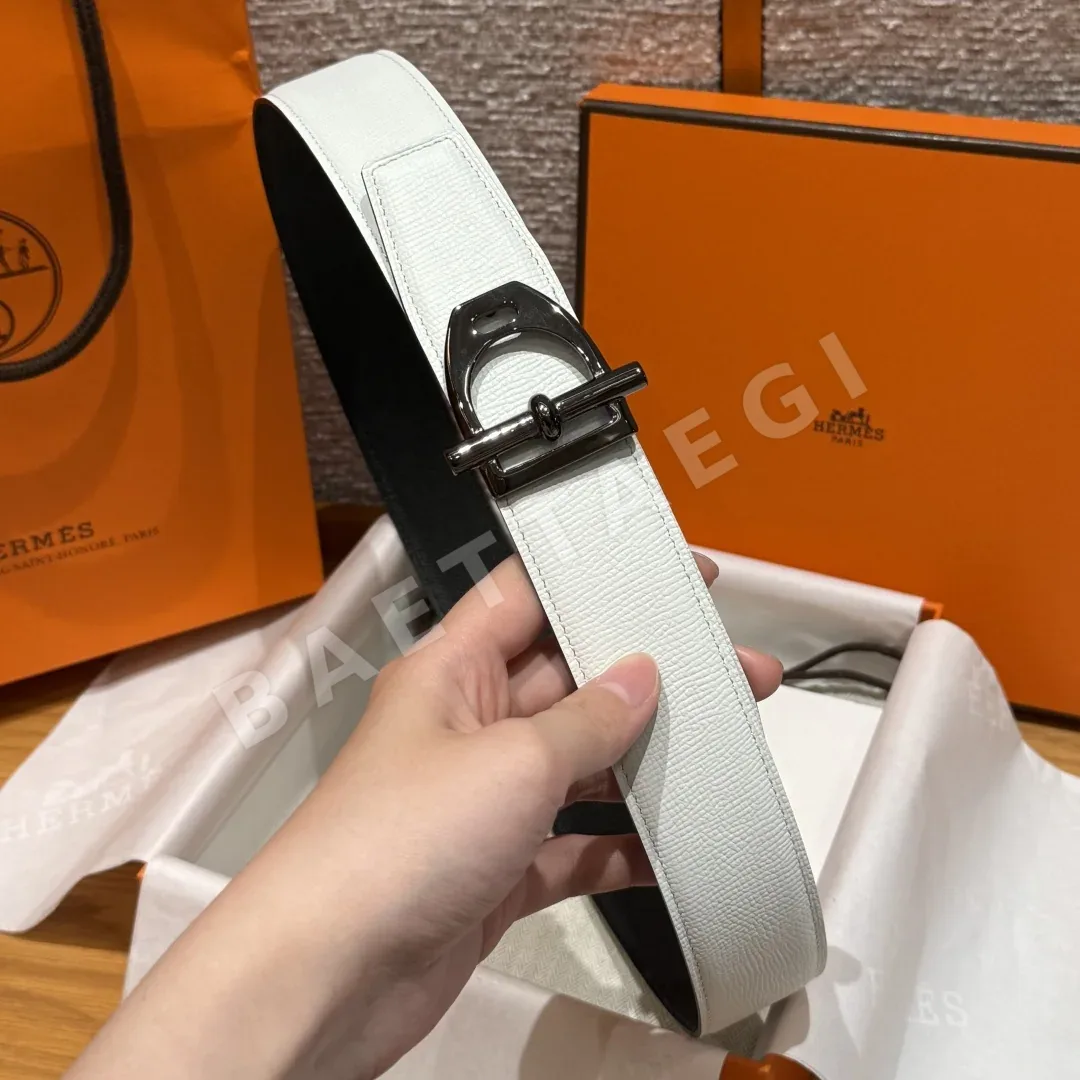 에르메스 앱송 가죽 리버시블 벨트 상세 이미지 5