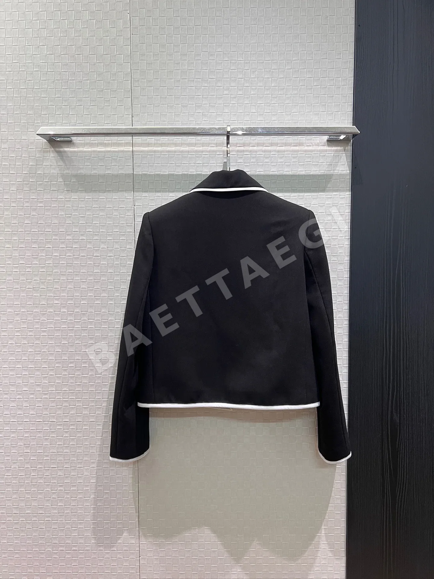 디올 컬러 블록 라펠 숏 자켓 상세 이미지 8