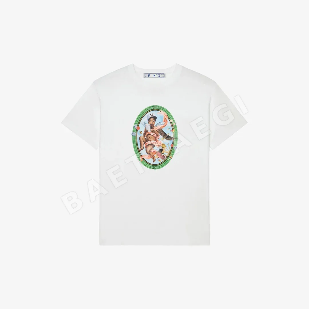 오프화이트 남성 반팔 티셔츠 87722