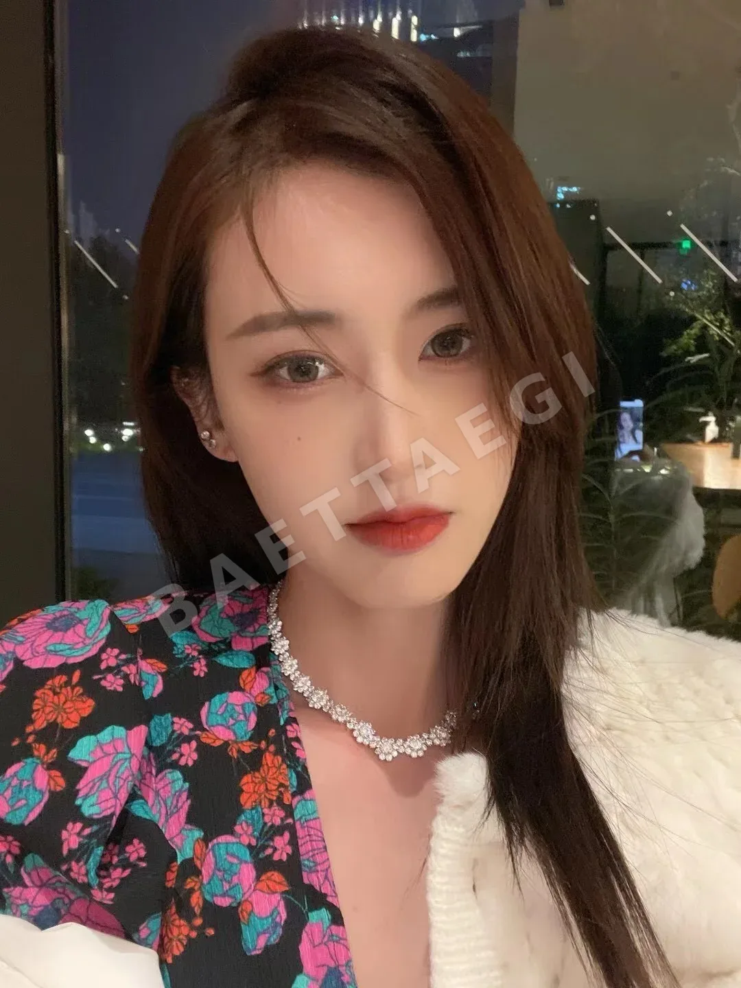 해리윈스턴 해바라기 모티브 실버 목걸이 상세 이미지 4