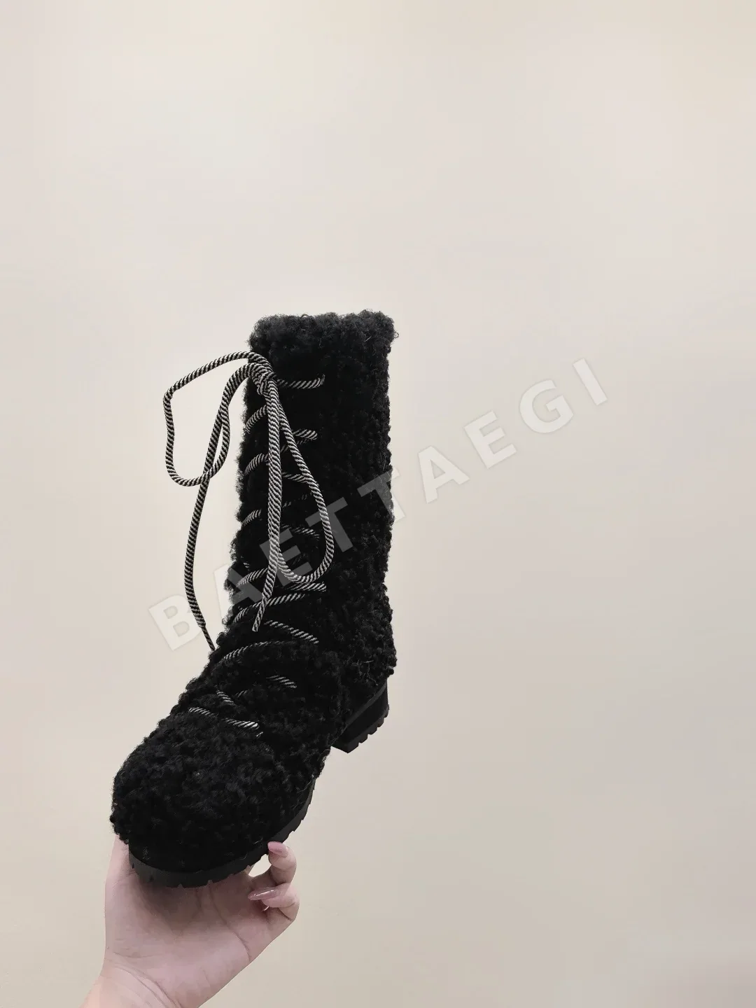 샤넬 퍼 램울 부츠 상세 이미지 9