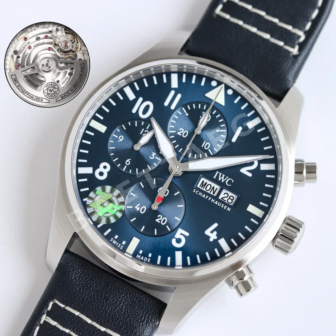 IWC 파일럿 페트로나스 그린 다이얼 시계 상세 이미지 3