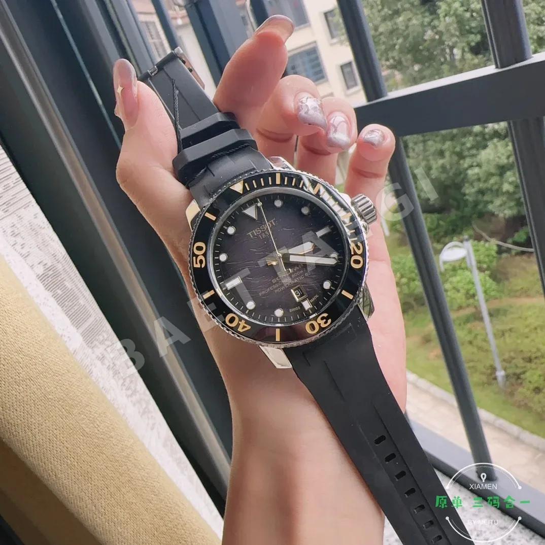 티쏘 씨스타 1000 다이버 오토매틱 남성 시계 T120 상세 이미지 3