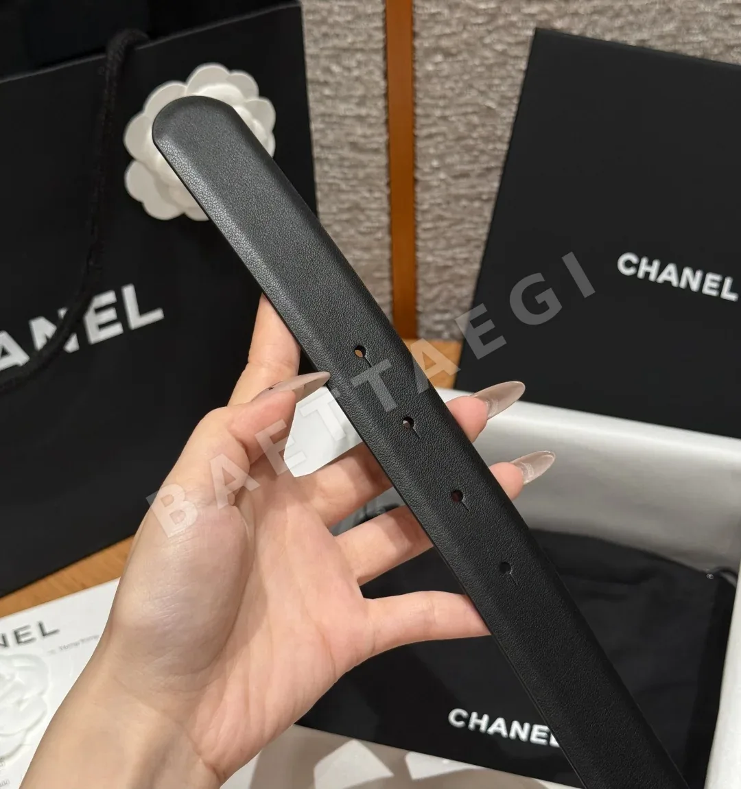 샤넬 클래식 더블 C 체인 가죽 벨트 상세 이미지 7