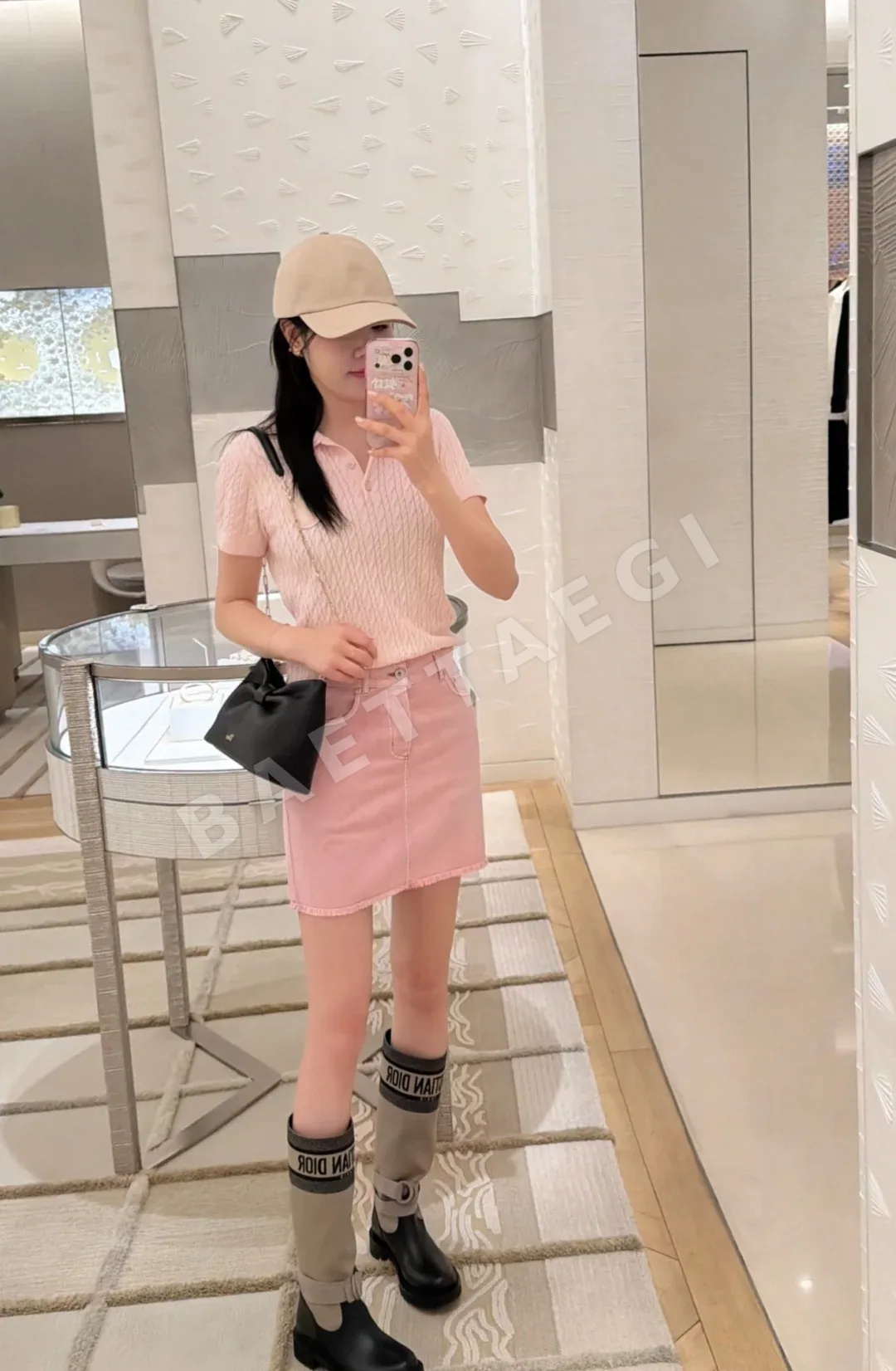 디올 여성 스커트 상세 이미지 4