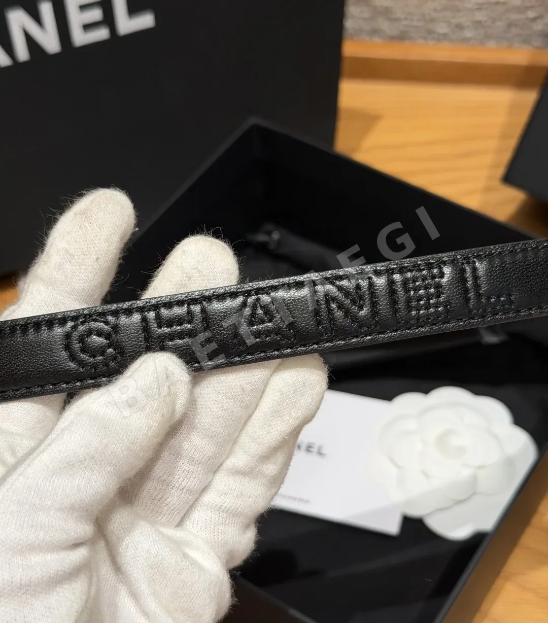 샤넬 퀼팅 램스킨 벨트 20mm 상세 이미지 6