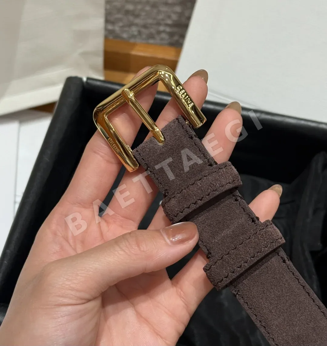 셀린느 메탈 핀 버클 스웨이드 소가죽 벨트 상세 이미지 7