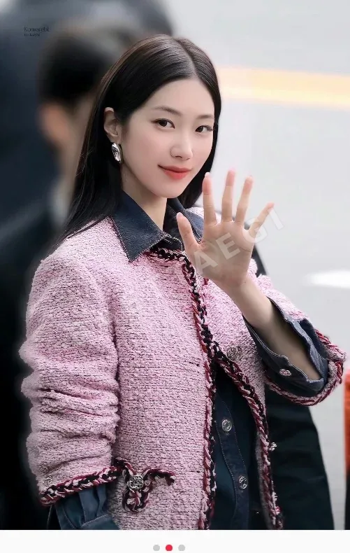 샤넬 트위드 라운드넥 여성 자켓 170758