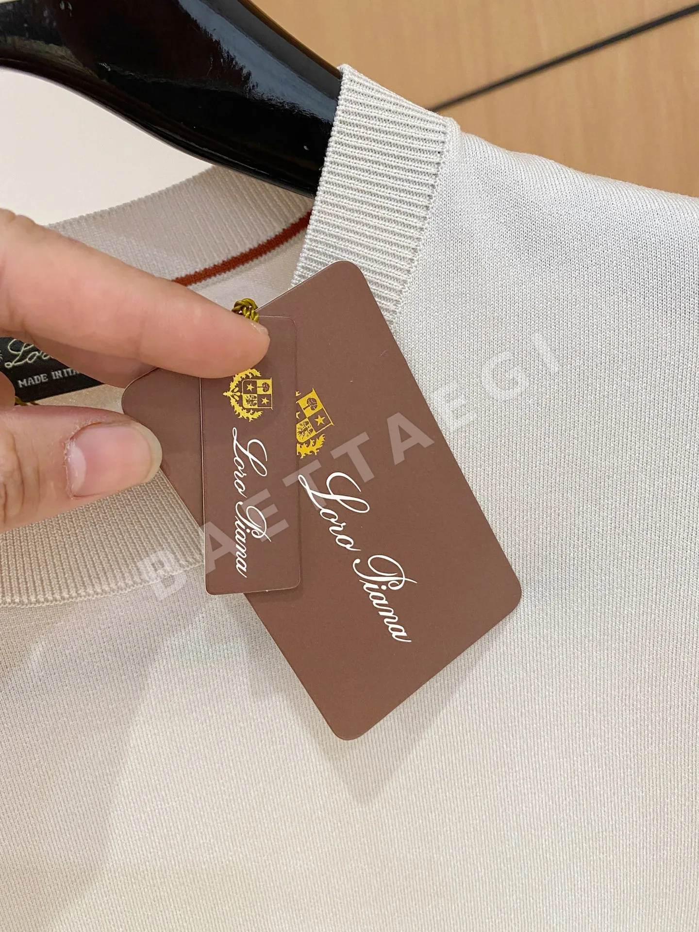 로로피아나 남성 린넨 반팔셔츠 상세 이미지 5