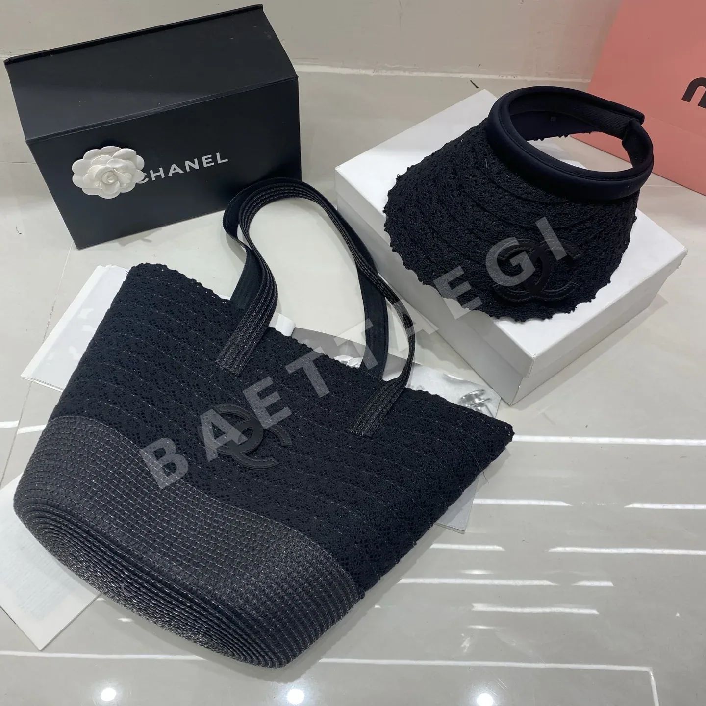샤넬 레이스 모자 상세 이미지 4