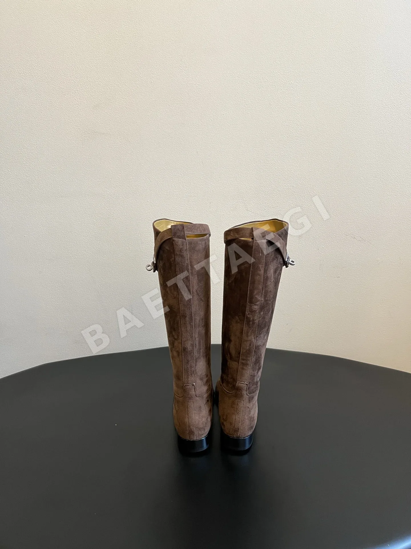 에르메스 점핑 부츠 스웨이드 메탈 버클 스트랩 상세 이미지 5