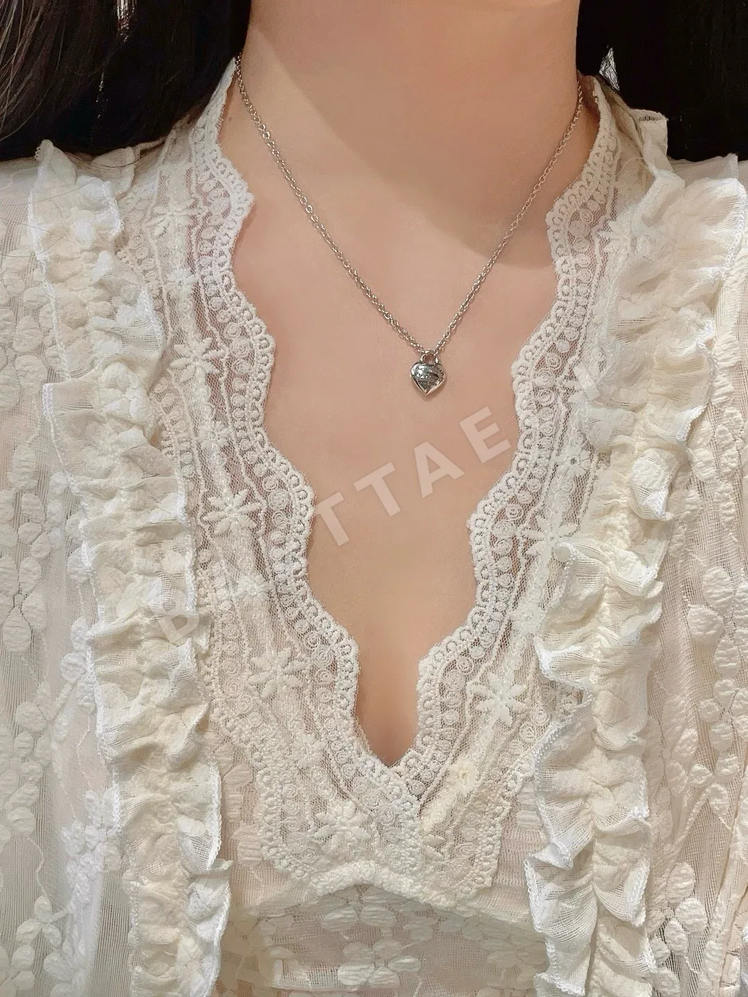 티파니 리턴 투 더블 하트 태그 미니 목걸이 상세 이미지 3