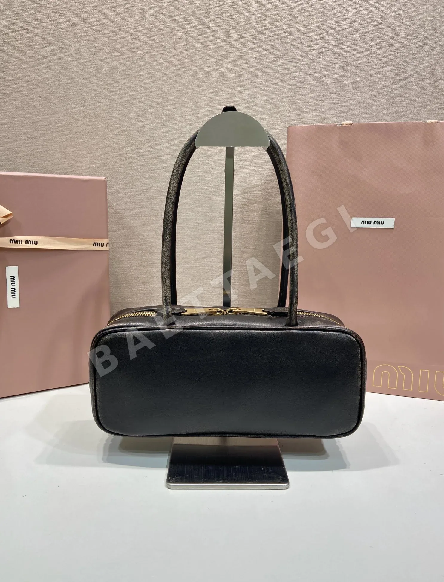 미우미우 빈티지 램스킨 핸드백 5BB173 상세 이미지 5