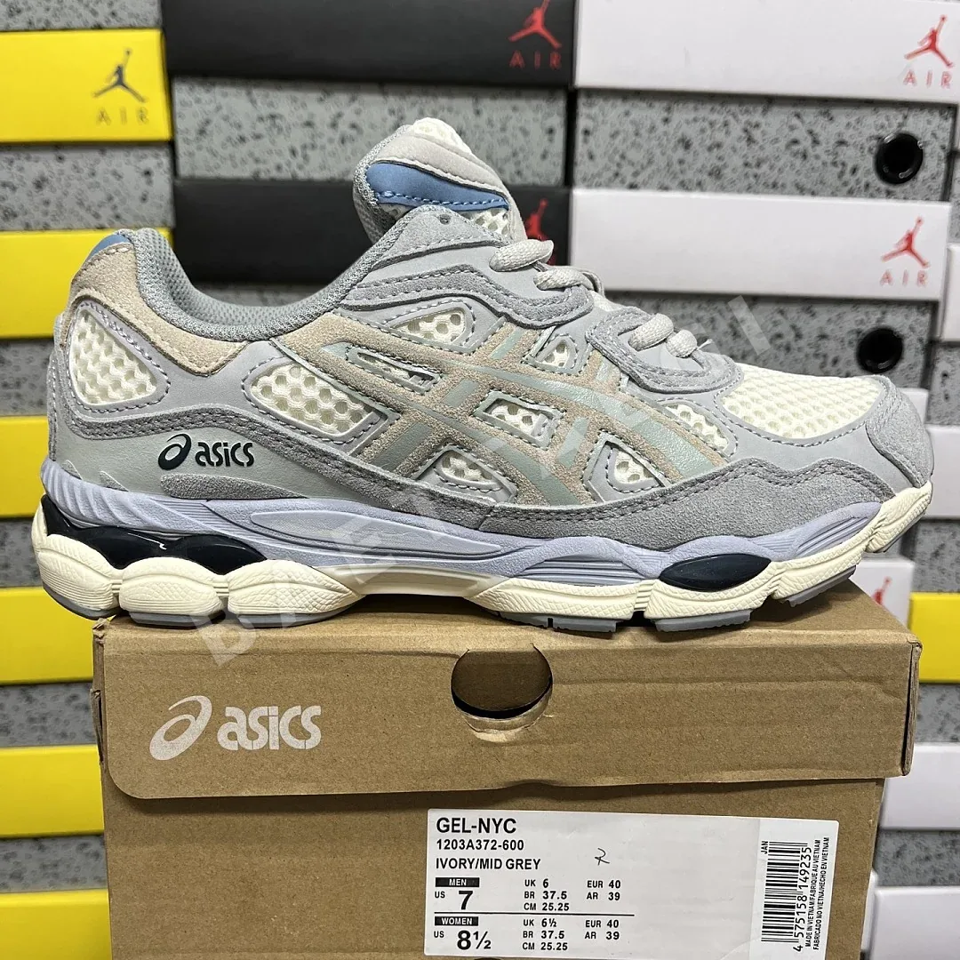 아식스 [RT] 젤 NYC 1203A372-600 200375 Asics Gel-NYC Ivory Mid Grey