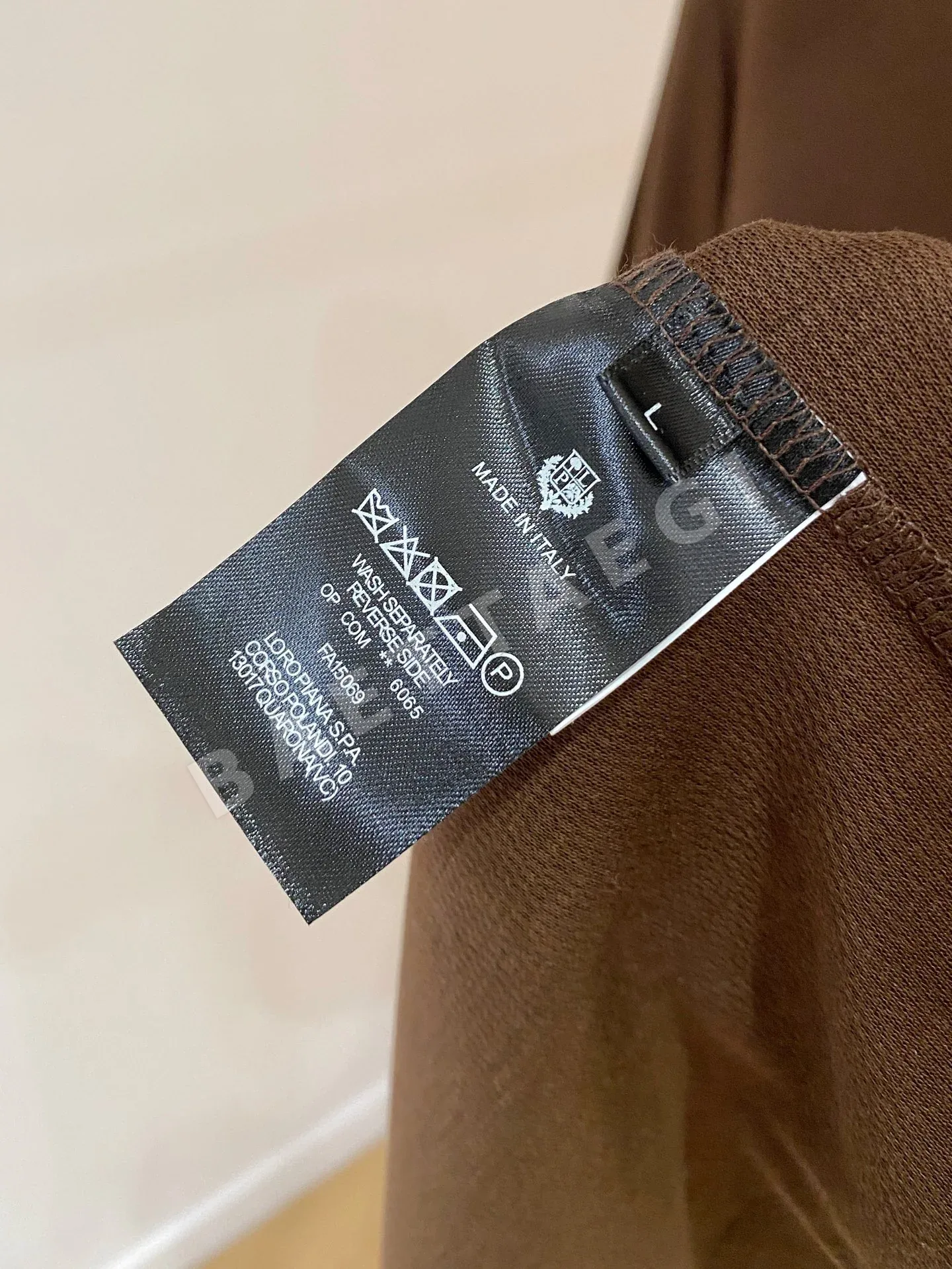 로로피아나 남성 린넨 반팔 티셔츠 상세 이미지 10