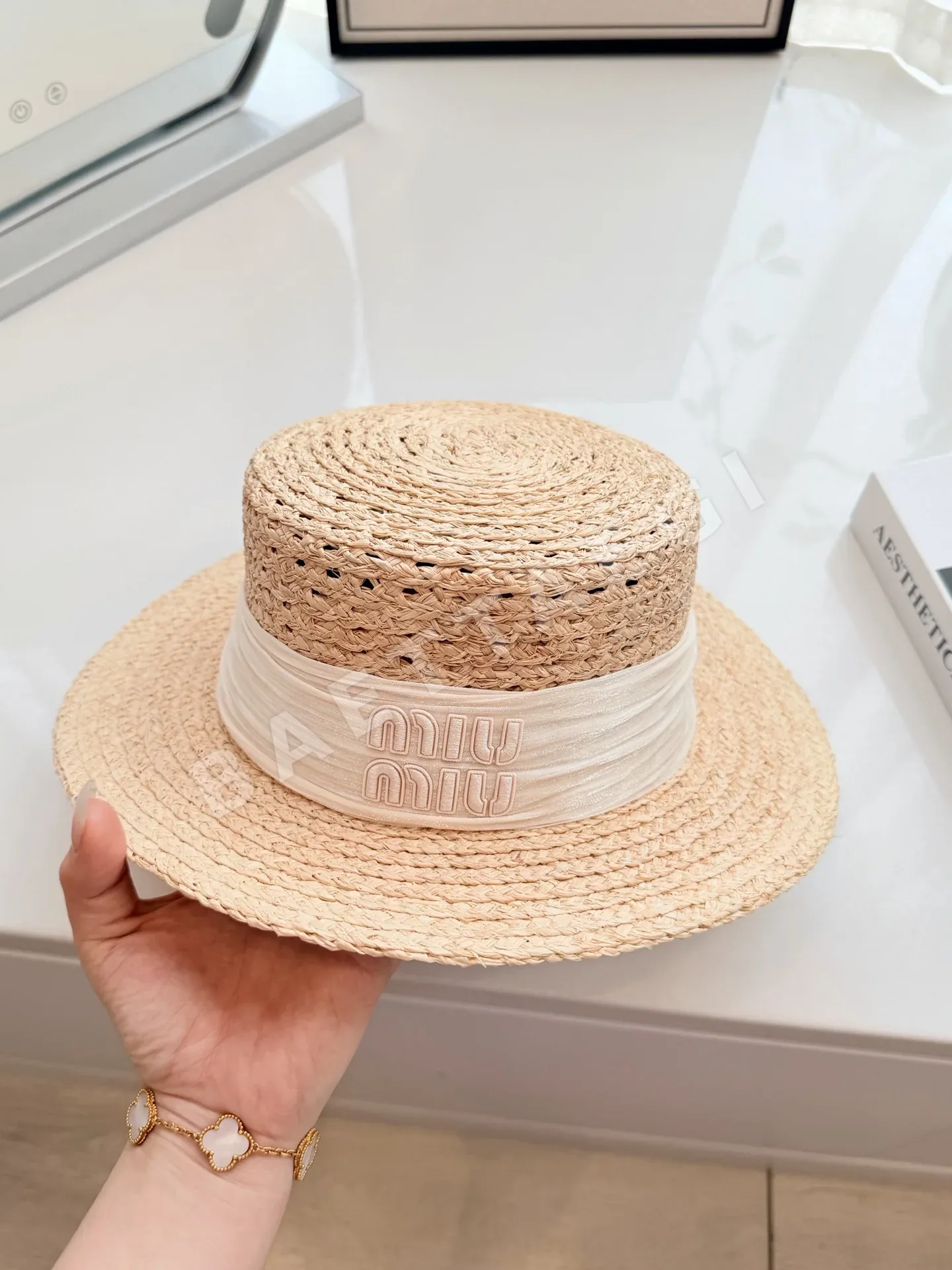 미우미우 모자 80767 Miu Miu Cap 상세 이미지 3