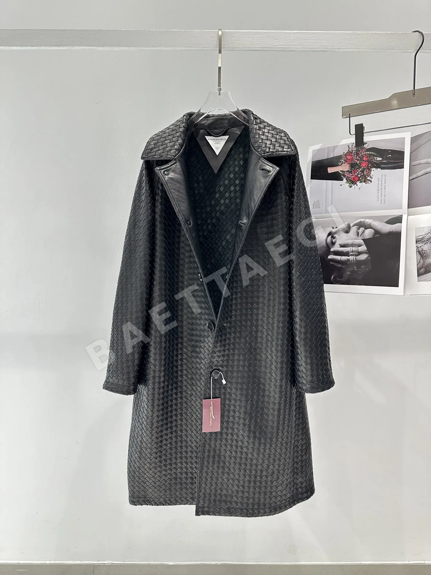 보테가베네타 램스킨 트렌치코트 자켓 상세 이미지 5