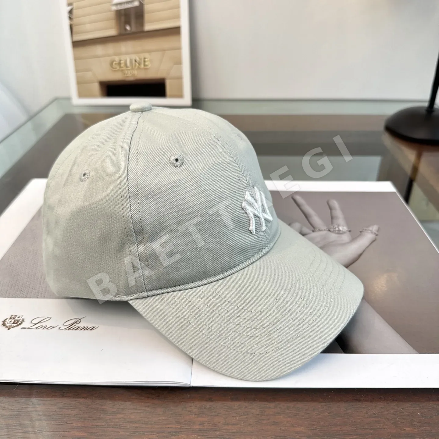 MLB 3D LA 자수 프리사이즈 야구모자 상세 이미지 3