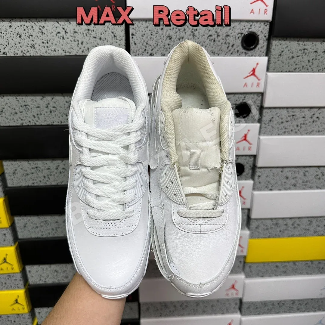 나이키 [MAX] 에어 맥스 90 CZ5594-100 201057 Nike Air Max 90 Leather Triple White 상세 이미지 11