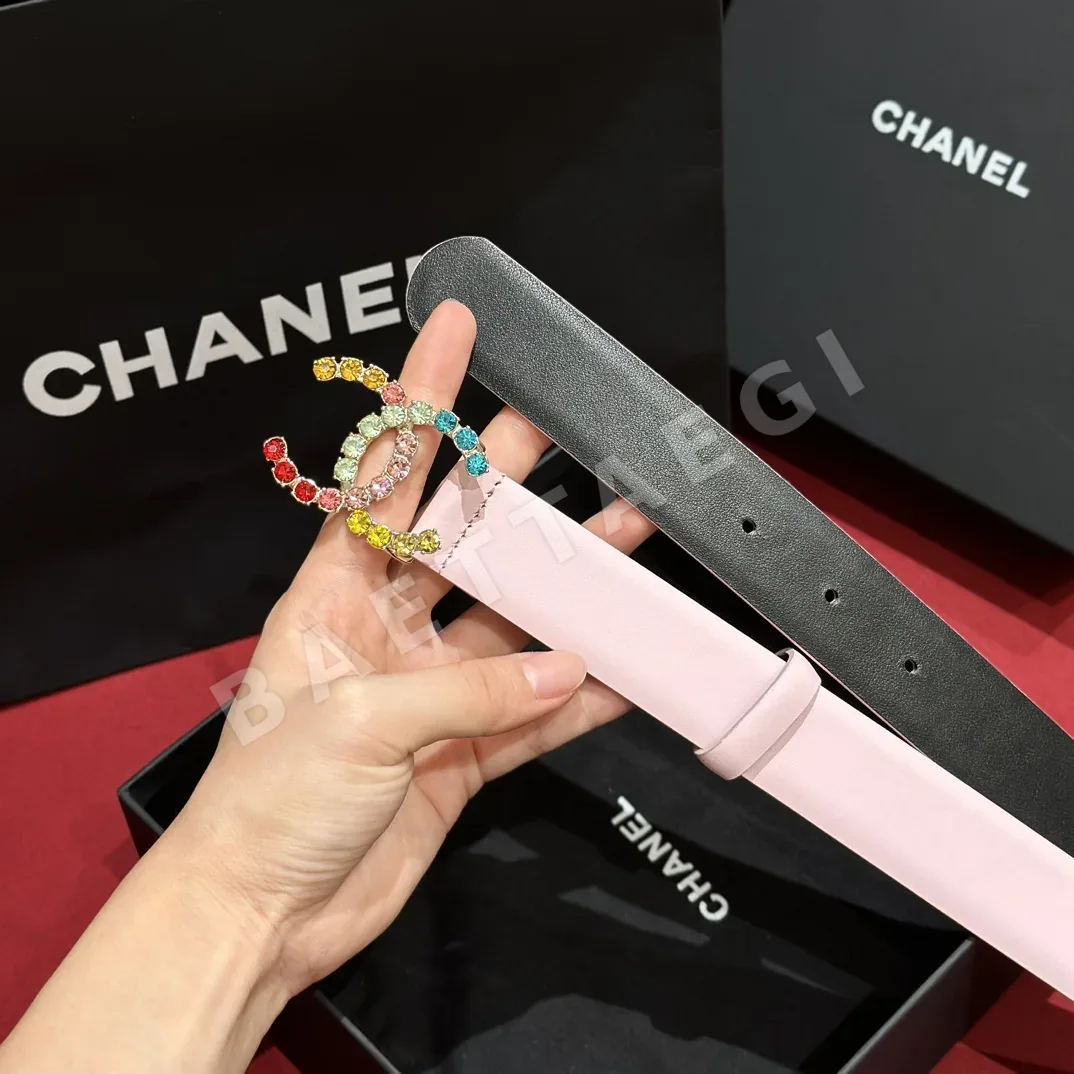 샤넬 가죽 여성용 벨트 상세 이미지 6