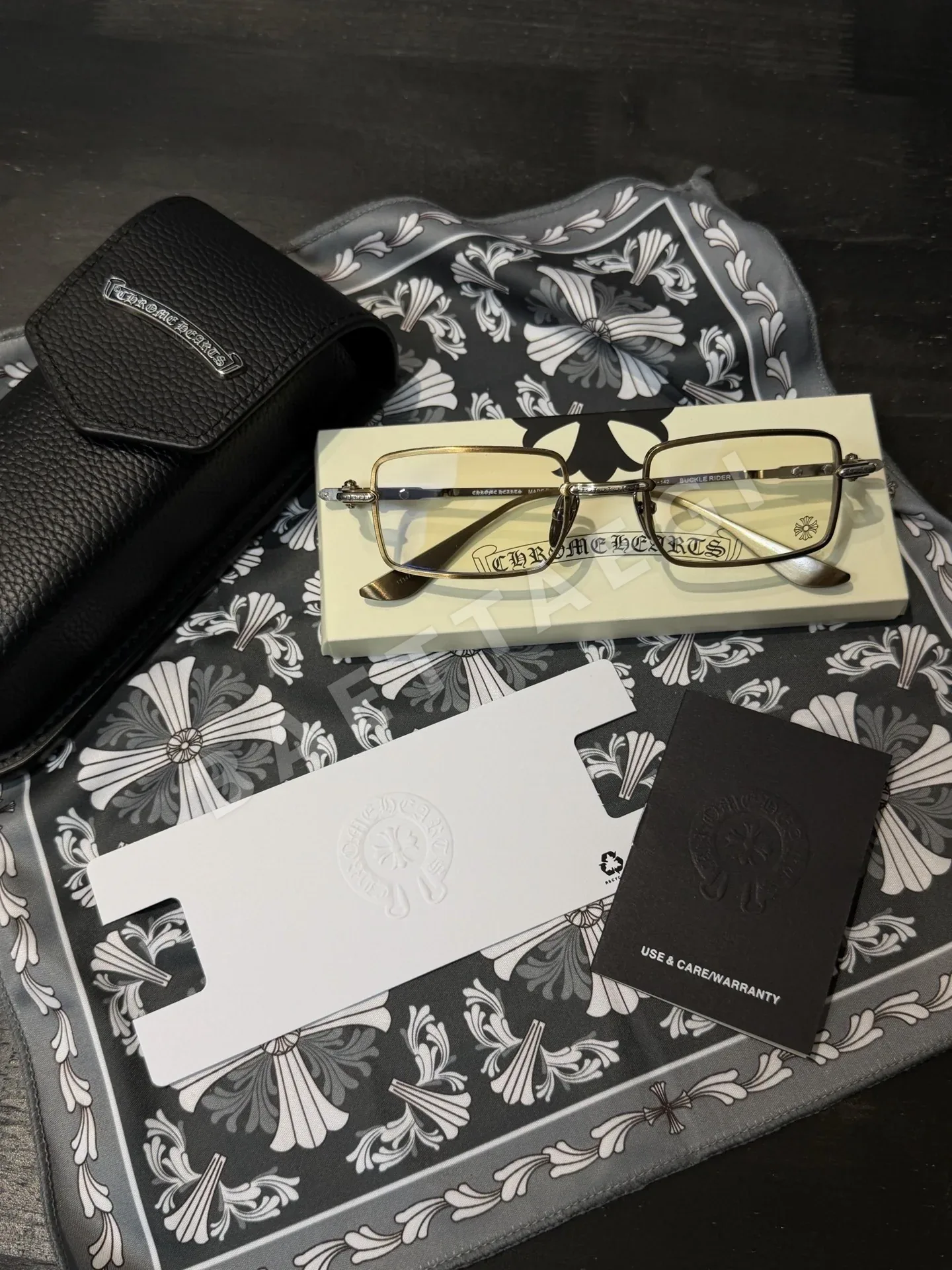 크롬하츠 925 실버 백클 라이더 선글라스 상세 이미지 5