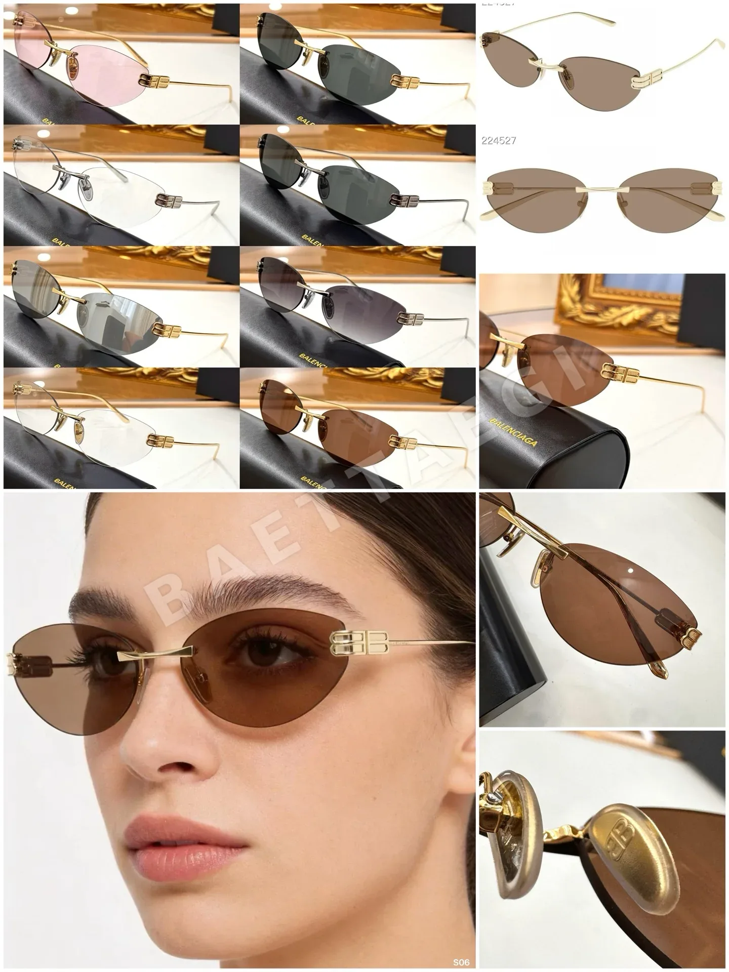 발렌시아가 BB0486 S 선글라스 S