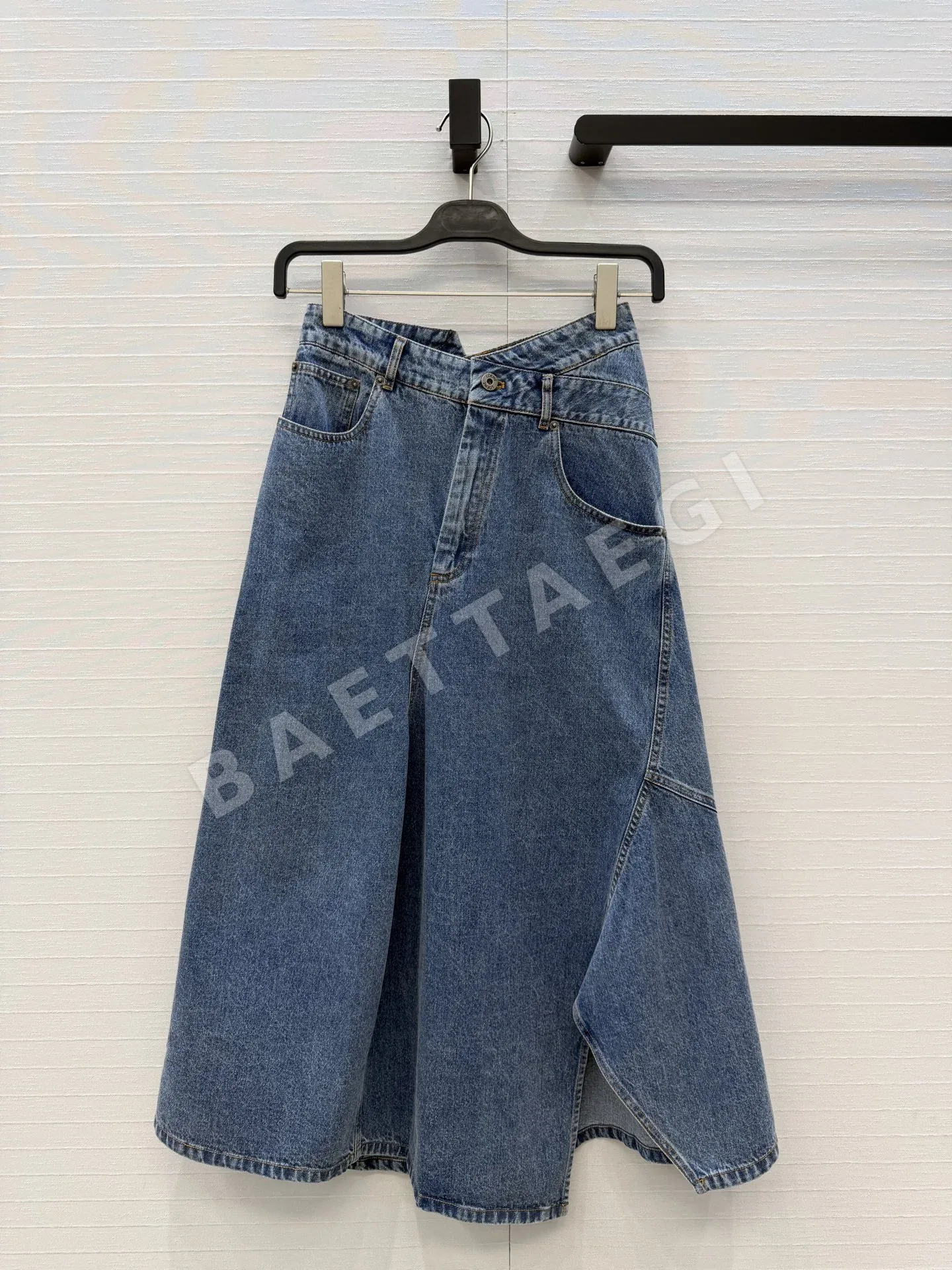 로에베 데님 미디 스커트 상세 이미지 2
