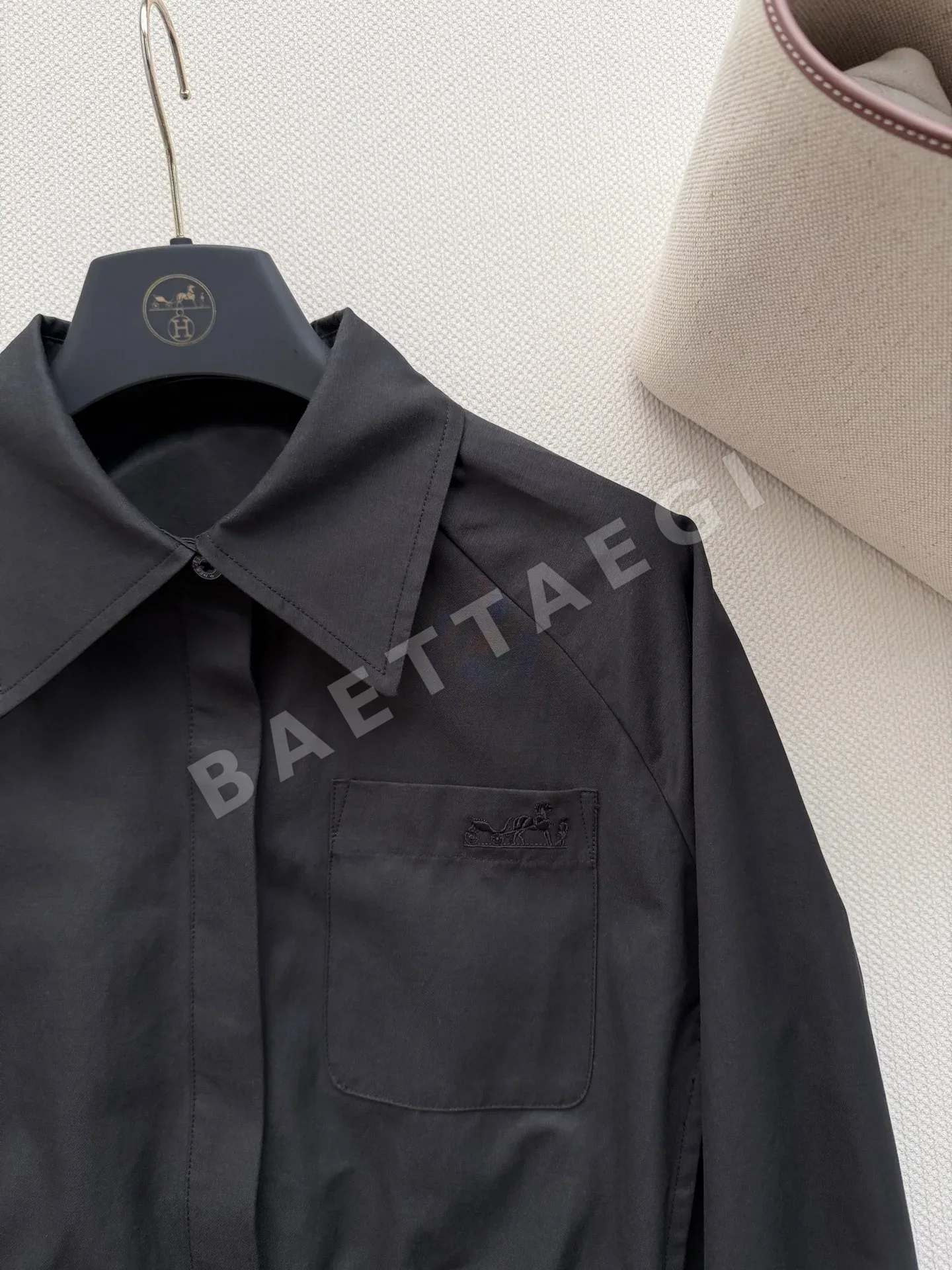 에르메스 코튼 크롭트 자켓 상세 이미지 6