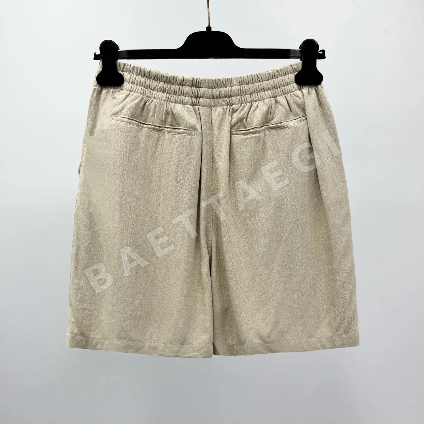 폴로 린넨 자수 포니 남성 반바지 상세 이미지 2