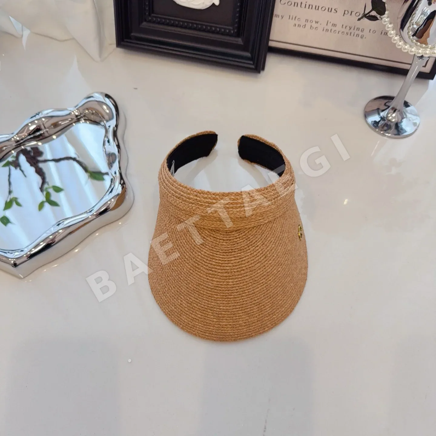 디올 라피아 바이저 모자 78710