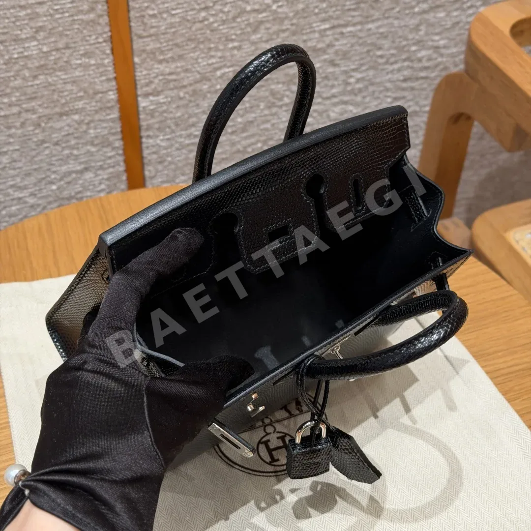 에르메스 도마뱀 가죽 버킨 가방 상세 이미지 6