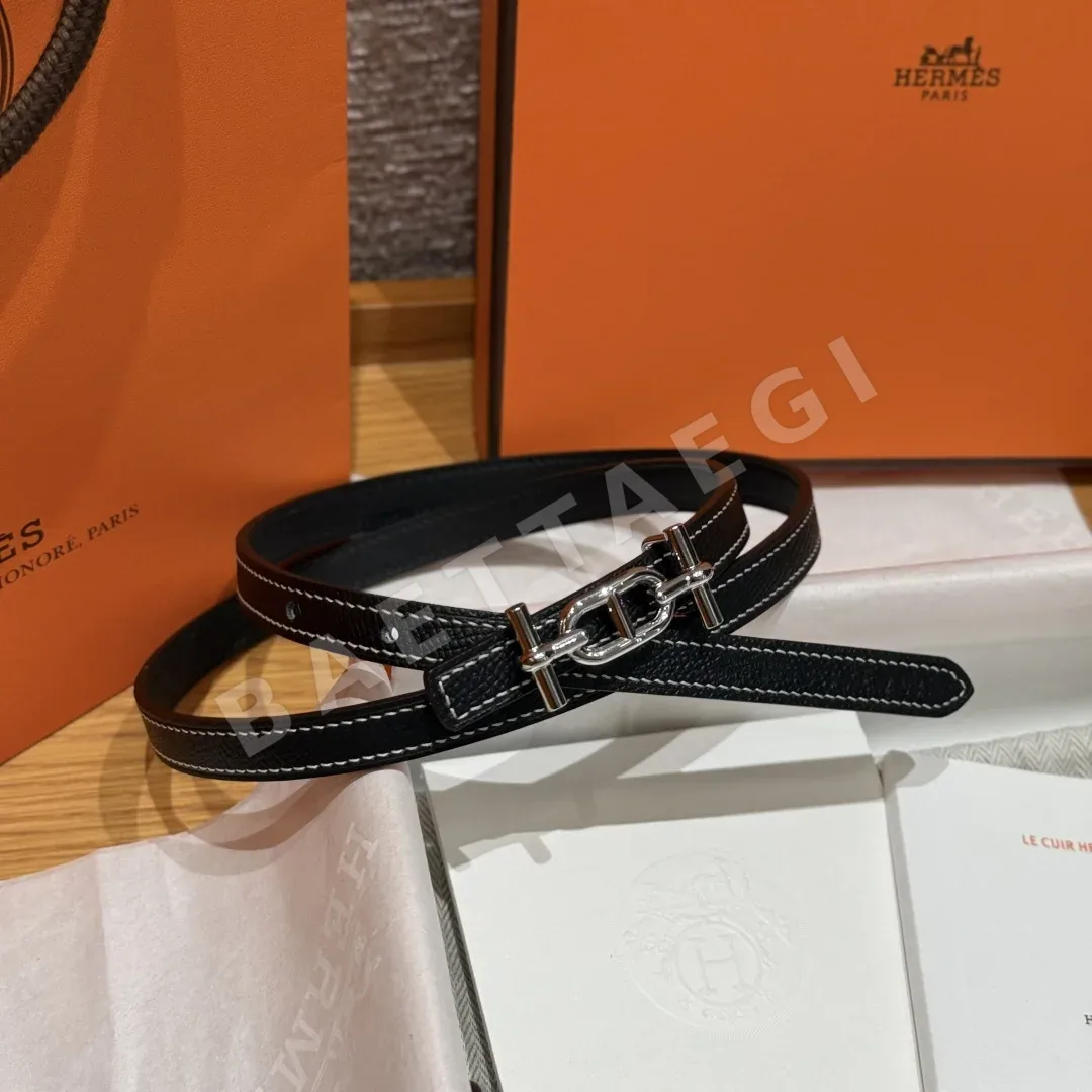 에르메스 발목 버클 양면 가죽 벨트 175801