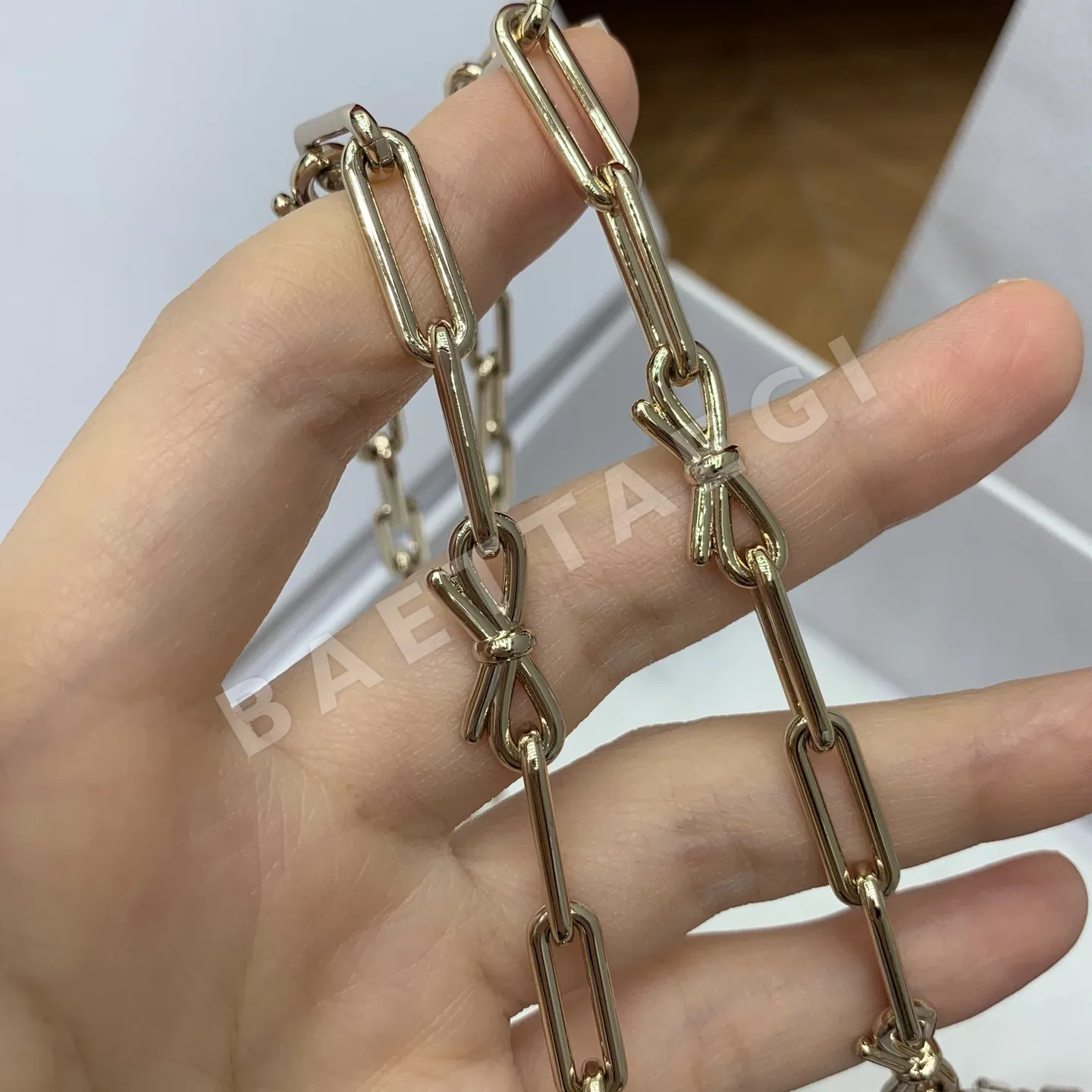 디올 핑크 양가죽 가방 상세 이미지 5