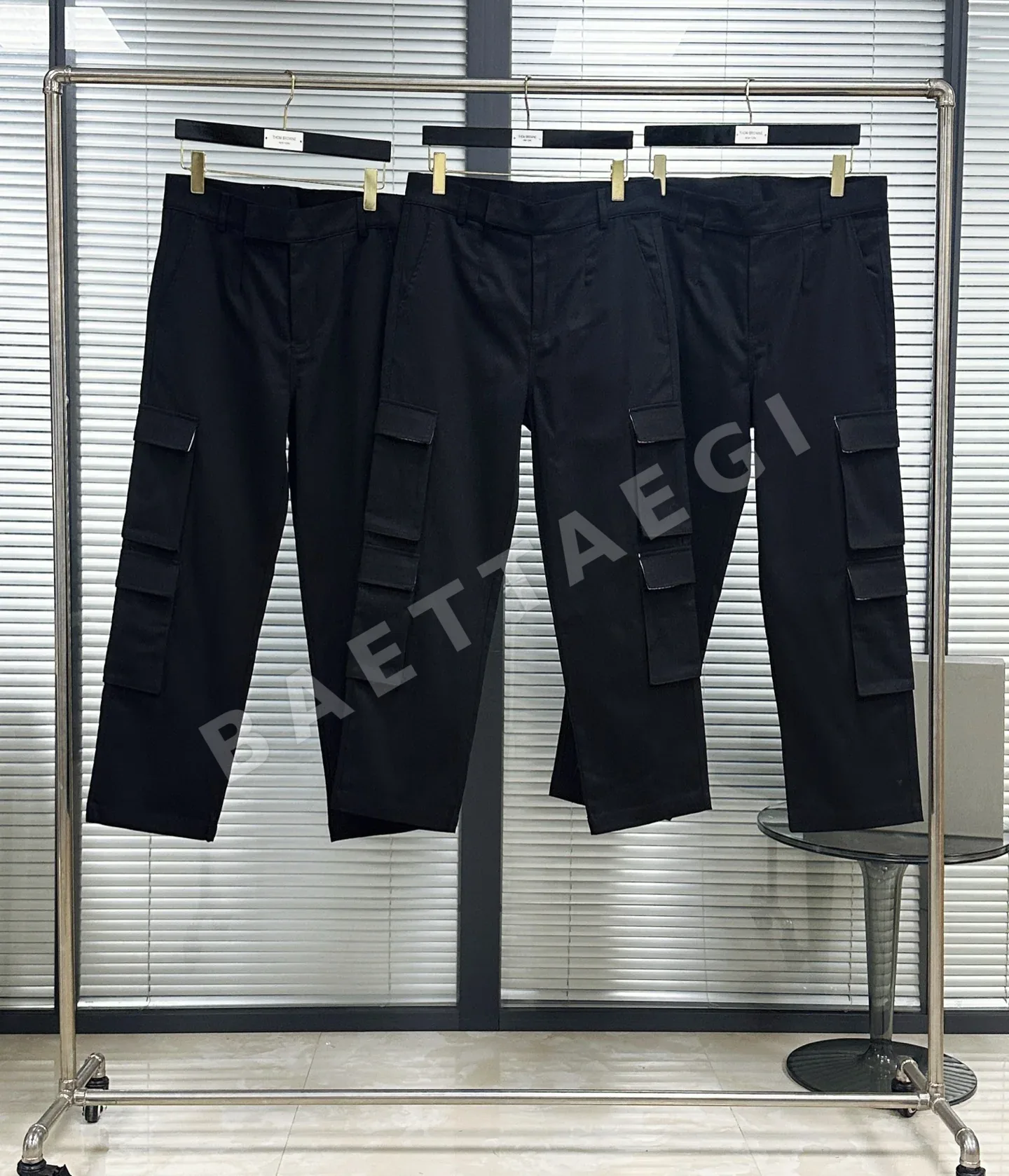 톰브라운 와이드 스트레이트 카고 남성 바지 46717
