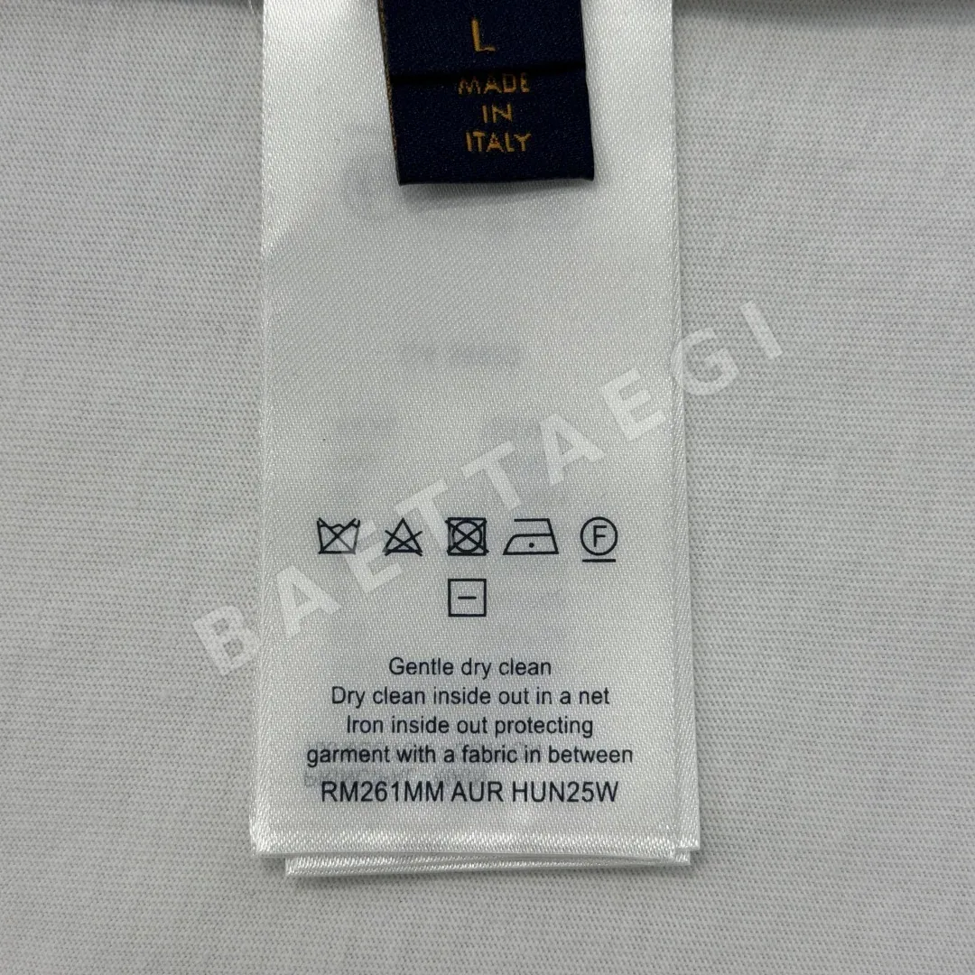 루이비통 시그니처 자수 코튼 반팔 티셔츠 상세 이미지 9