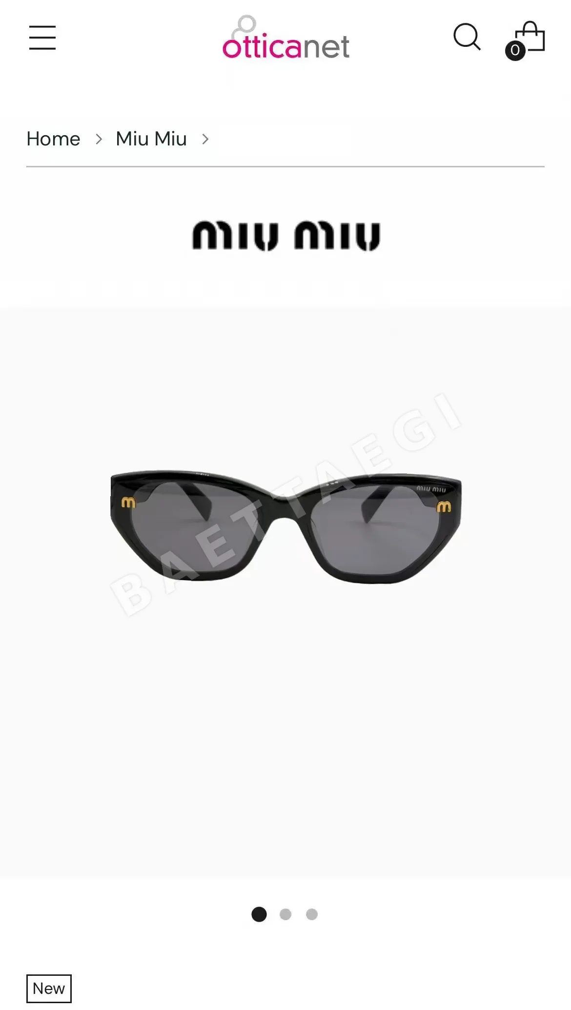 미우미우 MU66 ZS 선글라스 상세 이미지 6