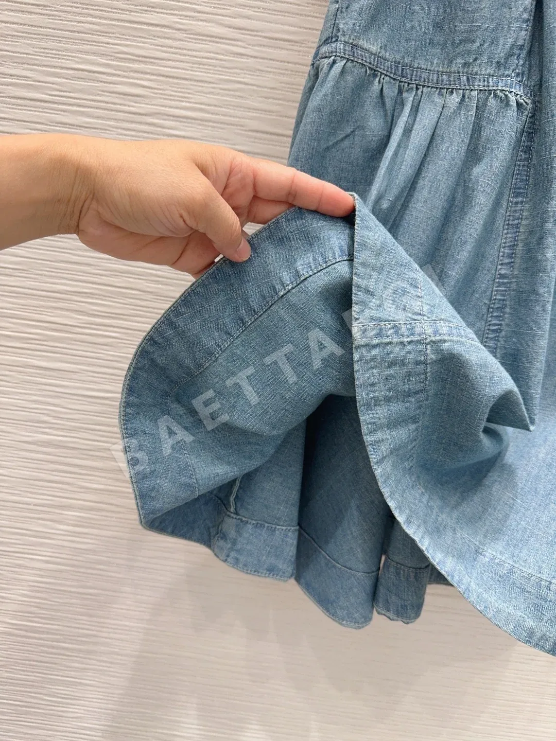버버리 데미지 가공 데님 원피스 상세 이미지 8