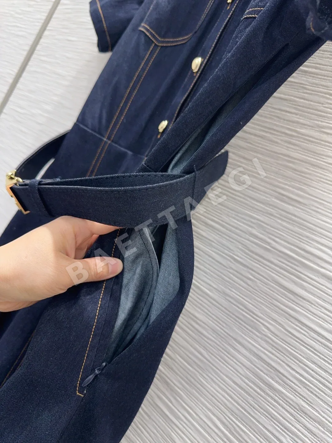 미우미우 데님 원피스 상세 이미지 7