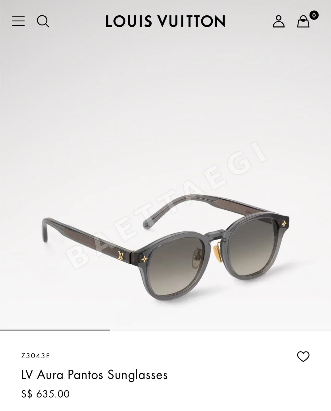 루이비통 선글라스 72900 Louis Vuitton Sunglasses 상세 이미지 4